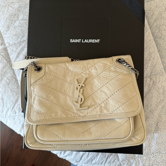 YSL Saint Laurent Niki bag in blanc vintage - Picture 12 of 14